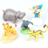 5pcs/lot The Lion Guard Lion King Kion PVC Action Figures Bunga Beshte Fuli Ono Animals Figurines Dolls Statue Kids Toys Gift
