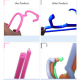 5pcs/Lot Portable Kids Clothes Hangers Outdoor Clothes Drying Rack for Children Plastic Baby Hangers