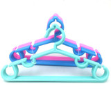 5pcs/Lot Portable Kids Clothes Hangers Outdoor Clothes Drying Rack for Children Plastic Baby Hangers