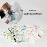 5pcs/lot Cotton Baby Towels Soft Face Washcloth Towel Square Double Layer Gauze Handkerchief Gasas Bebe Towels Toallas 25x25cm