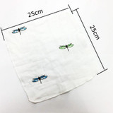 5pcs/lot Cotton Baby Towels Soft Face Washcloth Towel Square Double Layer Gauze Handkerchief Gasas Bebe Towels Toallas 25x25cm