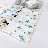5pcs/lot Cotton Baby Towels Soft Face Washcloth Towel Square Double Layer Gauze Handkerchief Gasas Bebe Towels Toallas 25x25cm