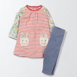 Children Clothing Set 2017 Toddler Girls Clothes Character Tracksuit Kids Costumes Vetement Fille Girls Outfits (Dress+Pants)