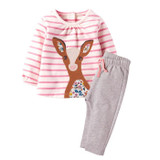 Children Clothing Set 2017 Toddler Girls Clothes Character Tracksuit Kids Costumes Vetement Fille Girls Outfits (Dress+Pants)