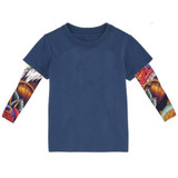 Children clothing Boys t shirt children tattoo t shirts big girls clothing summer kids tops baby brand short sleeve tops child t