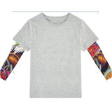 Children clothing Boys t shirt children tattoo t shirts big girls clothing summer kids tops baby brand short sleeve tops child t