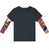 Children clothing Boys t shirt children tattoo t shirts big girls clothing summer kids tops baby brand short sleeve tops child t