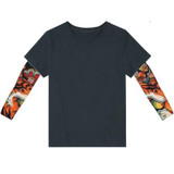 Children clothing Boys t shirt children tattoo t shirts big girls clothing summer kids tops baby brand short sleeve tops child t