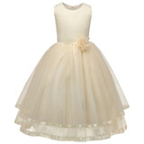Children Clothing Girl Kids Clothes Lace Flower Girls Dress For Wedding Events Party Baby Girl Birthday Dress Frocks Ceremonies