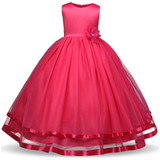 Children Clothing Girl Kids Clothes Lace Flower Girls Dress For Wedding Events Party Baby Girl Birthday Dress Frocks Ceremonies