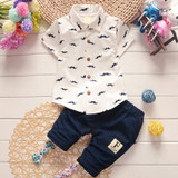 Children clothing baby boy summer clothes sets boutique kid clothing boys casual Short Sleeve T-shirt+Shorts 2pcs Outfit Suit