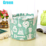 Children Cartoon Folding Cotton Baby Toy Basket Frame Storage Barrel Storage Box