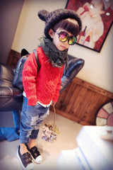 Children Broken Hole Pants Trousers 2016 Baby Boys Girls Jeans Brand Fashion Autumn Kids Trousers Clothes 2-6years