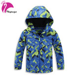 Children Boys Outwear Coats New 2017 Spring Fashion Waterproof Windproof Hooded Jackets For 4-13y Boys Brand Kids Sport Clothes