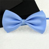 Children Bowtie Gentleman Boy's Solid Color Bow Ties Fashion Bowknot Kid Clothing Accessories Cravat