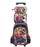 Children backpack with Wheels kids Trolley Bags For School Rolling backpack Bag For girl boy Travel Trolley luggage Backpack bag