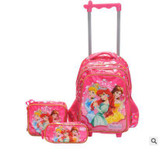 Children backpack with Wheels kids Trolley Bags For School Rolling backpack Bag For girl boy Travel Trolley luggage Backpack bag