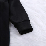 Children Baby Romper Clothes Newborn Infant Baby Boy Girl Black Cotton Milk Romper Jumpsuit Baby Sleepsuit Outfits