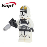 Single Sale The Force Awakens Clone Trooper Star Wars 7 Commander Fox Rex Building Blocks Collection Toys for children PG8002