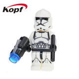 Single Sale The Force Awakens Clone Trooper Star Wars 7 Commander Fox Rex Building Blocks Collection Toys for children PG8002