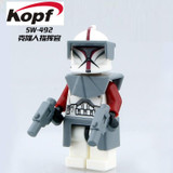 Single Sale The Force Awakens Clone Trooper Star Wars 7 Commander Fox Rex Building Blocks Collection Toys for children PG8002