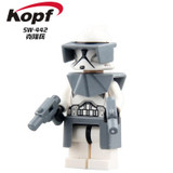 Single Sale The Force Awakens Clone Trooper Star Wars 7 Commander Fox Rex Building Blocks Collection Toys for children PG8002