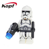 Single Sale The Force Awakens Clone Trooper Star Wars 7 Commander Fox Rex Building Blocks Collection Toys for children PG8002