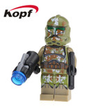Single Sale The Force Awakens Clone Trooper Star Wars 7 Commander Fox Rex Building Blocks Collection Toys for children PG8002