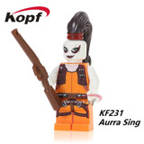 Single Sale The Force Awakens Clone Trooper Star Wars 7 Commander Fox Rex Building Blocks Collection Toys for children PG8002