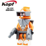 Single Sale The Force Awakens Clone Trooper Star Wars 7 Commander Fox Rex Building Blocks Collection Toys for children PG8002