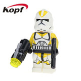 Single Sale The Force Awakens Clone Trooper Star Wars 7 Commander Fox Rex Building Blocks Collection Toys for children PG8002