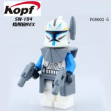 Single Sale The Force Awakens Clone Trooper Star Wars 7 Commander Fox Rex Building Blocks Collection Toys for children PG8002
