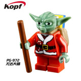 Single Sale Super Heroes Yoda Harley Quinn Christmas Granny Joker C3PO Deadpool Building Blocks Bricks Children Gift Toys PG8022