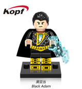 Single Sale Super Heroes Yellow Light the Scarecrow Black Adam Green Lanten Firestorm Building Blocks Children Gift Toys X0153