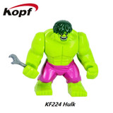 Single Sale Super Heroes Thor Ragnarok 76088 Hulk 7cm Big Size Grandmaster Loki Building Blocks Bricks Toys for children XH 654