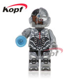 Single Sale Super Heroes Supergirl Superman Batman Evil Knight Hun Warrior Aborigines Building Blocks Toys for children XH 759