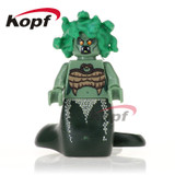 Single Sale Super Heroes Supergirl Superman Batman Evil Knight Hun Warrior Aborigines Building Blocks Toys for children XH 759