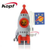 Single Sale Super Heroes Supergirl Superman Batman Evil Knight Hun Warrior Aborigines Building Blocks Toys for children XH 759
