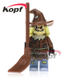 Single Sale Super Heroes Supergirl Superman Batman Evil Knight Hun Warrior Aborigines Building Blocks Toys for children XH 759