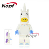 Single Sale Super Heroes Inhumans Royal Family God of Wealth Rocket Boy Chicken Suit Building Blocks Children Gift Toys PG1025