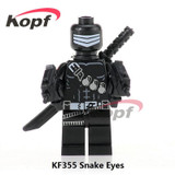 Single Sale Super Heroes Gi Joe Series Power Girl Storm Shadow Firefly Mumm-Ra Bricks Building Blocks Toys for children KF351