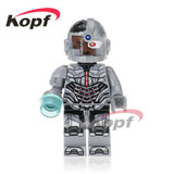 Single Sale Silver Banshee Killer Frost Solomon Grundy Captain Boomerang Super Heroes Building Blocks Children Gift Toys X0171