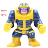 Single Sale Large Big Size Super Heroes Thanos Bane Hulk Venom Ironman Ninja Dogshank Building Blocks Toys for children