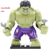 Single Sale Large Big Size Super Heroes Thanos Bane Hulk Venom Ironman Ninja Dogshank Building Blocks Toys for children