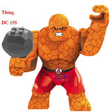 Single Sale Large Big Size Super Heroes Thanos Bane Hulk Venom Ironman Ninja Dogshank Building Blocks Toys for children