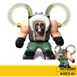 Single Sale Large Big Size Super Heroes Thanos Bane Hulk Venom Ironman Ninja Dogshank Building Blocks Toys for children
