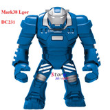 Single Sale Large Big Size Marvel Super Heroes Thanos Hulk Venom Ironman Ninja Dogshank Building Blocks Toys for children