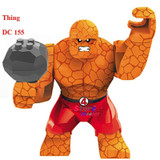 Single Sale Large Big Size Marvel Super Heroes Thanos Hulk Venom Ironman Ninja Dogshank Building Blocks Toys for children