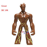 Single Sale Large Big Size Marvel Super Heroes Thanos Hulk Venom Ironman Ninja Dogshank Building Blocks Toys for children