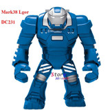 Single Sale Large Big Size Marvel Super Heroes Thanos Hulk Venom Ironman Ninja Dogshank Building Blocks Toys for children